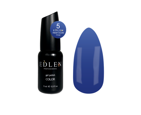EDLEN. Gel Polish Preset color №5, Vitrage, 9 ml, вітражний гель-лак #1