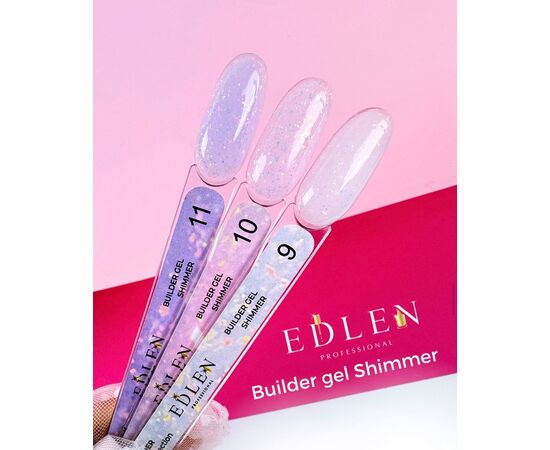 EDLEN Builder gel Shimmer №09, 30 ml #2