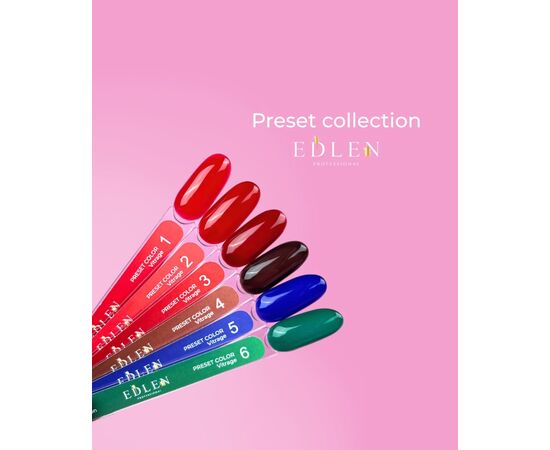 EDLEN. Gel Polish Preset color №4, Vitrage, 9 ml, вітражний гель-лак #2