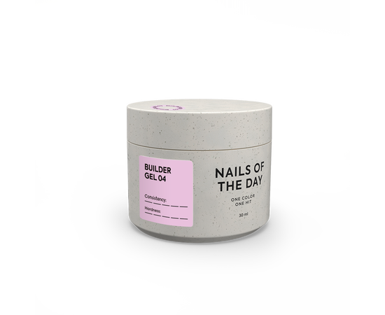 NOTD. Builder Gel, #04, 30 ml. Гель для нарощування, рожевий #1