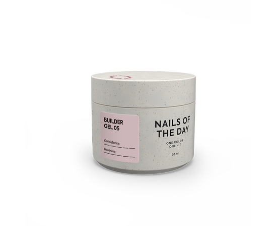 NOTD. Builder Gel, #05, 30 ml. Гель для нарощування, нюдовий #1