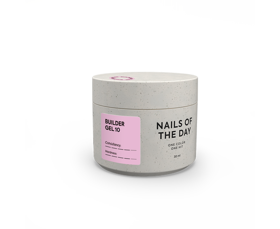 NOTD. Builder Gel, #10, 30 ml. Гель для нарощування, рожевий #1