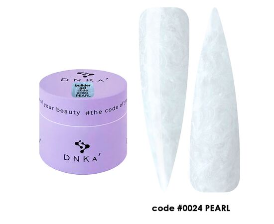 DNKa’. Pearl Builder Gel #0024, 15 ml, гель для моделювання #1
