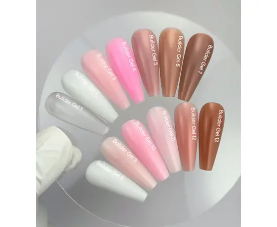 NOTD. Builder Gel, #13, 30 ml. Гель для нарощування, темно-карамельний #2