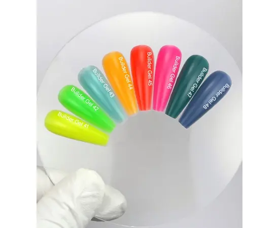 NOTD. Builder Gel, #46, 15 ml. Гель для нарощування, насичено-рожевий #2