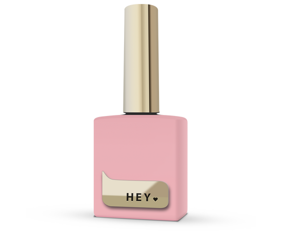 HEYLOVE. BB Top coat, Double Bubble, 15 ml,  темно-рожевий топ без липкого шару #1