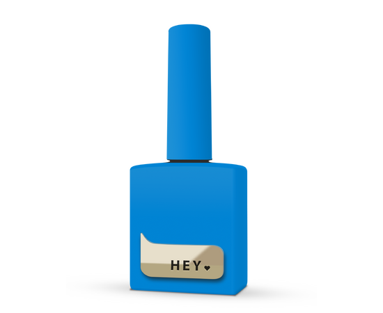 HEYLOVE. Gel Polish, DISNEY, 15 ml, гель-лак, насичений блакитний #1
