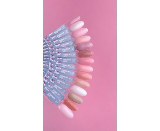 LUNAmoon. Premium Builder Gel #02 Milky, 50 ml, гель моделюючий, молочний #2