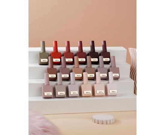 HEYLOVE. Gel Polish, WOOL, 15 ml, гель-лак, сірий #7