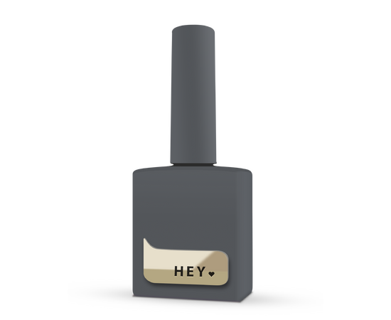 HEYLOVE. Gel Polish, MOUSE, 15 ml, гель-лак, темно-сірий #1