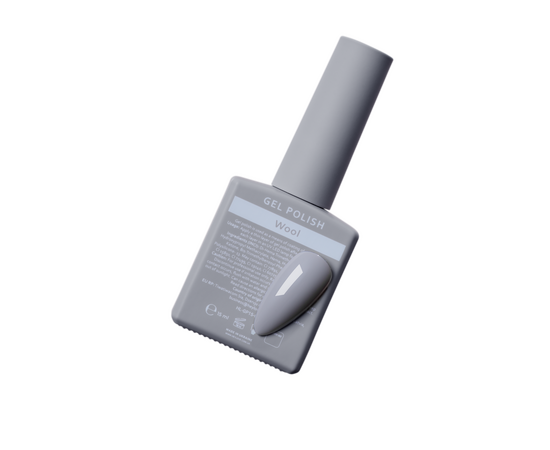 HEYLOVE. Gel Polish, WOOL, 15 ml, гель-лак, сірий #2