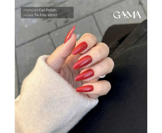 GA&MA. Gel polish #74 FIRE WHIRL, 10 ml, гель-лак #4