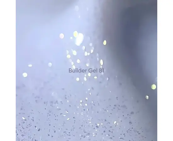 NOTD. Builder Gel, #81, 15 ml. Гель для нарощування, молочний з шимером #2