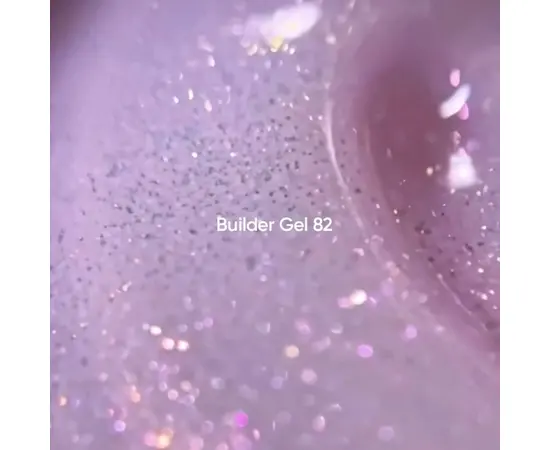 NOTD. Builder Gel, #82, 15 ml. Гель для нарощування, рожевий з шимером #2