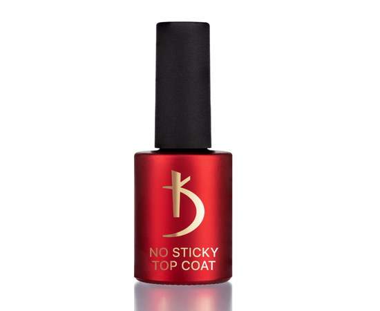 KODI. Steel No Sticky Top coat, No with UV-filters, 15 ml. "Сталевий" стійкий топ без липкого шару, без УФ-фільтрів #1