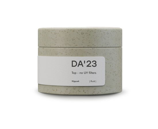 DA'23. Fluid Top coat, no UV-filters, 30 ml, рідкий топ без UV-фільтрів #1