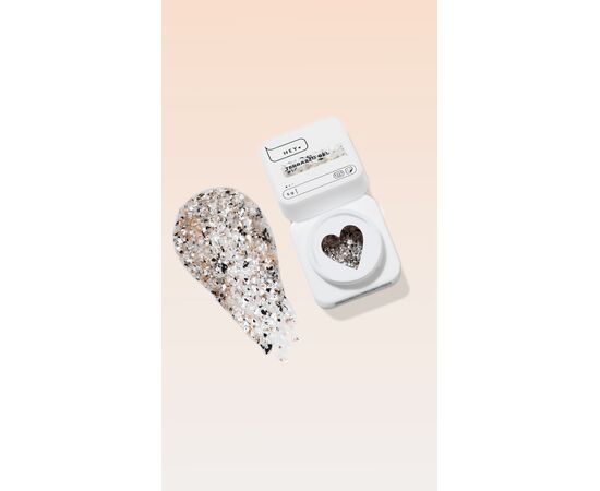 HEYLOVE. Terrazzo gel, #1, 5 g, гель для дизайну #2