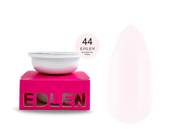 EDLEN. REFILE, Builder gel Cheesy №44, 30 ml. ЗМІННИЙ КАРТРИДЖ, гель для нарощування #1