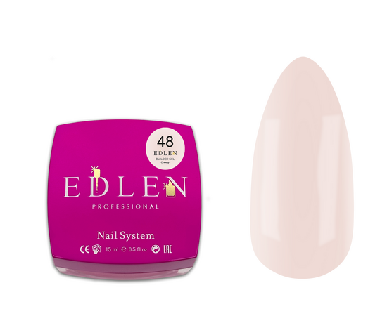 EDLEN. Builder gel Cheesy №48, 15 ml #1