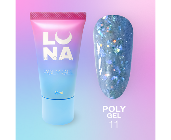 LUNAmoon. Polygel #11, 30 ml, полігель #1
