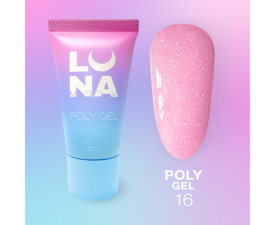 LUNAmoon. Polygel #16, 30 ml, полігель #1