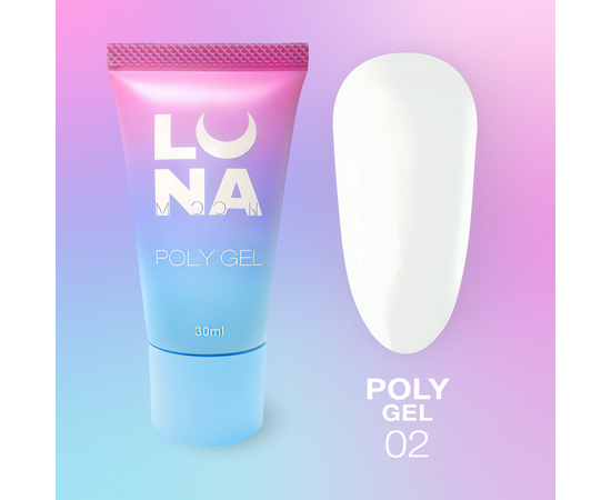 LUNAmoon. Polygel #02, 30 ml, полігель #1