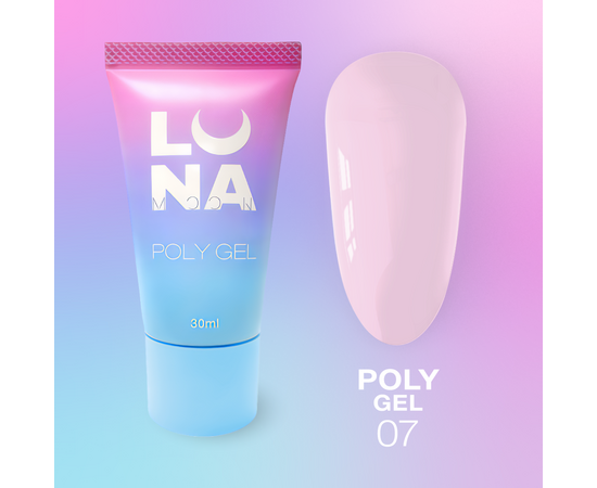 LUNAmoon. Polygel #07, 30 ml, полігель #1