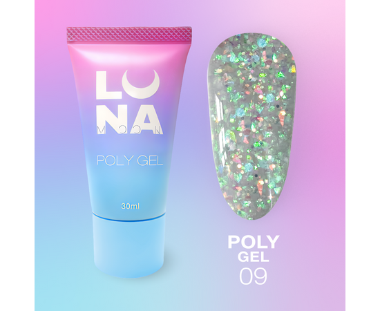 LUNAmoon. Polygel #09, 30 ml, полігель #1