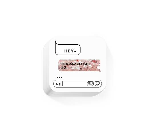HEYLOVE. Terrazzo gel, #3, 5 g, гель для дизайну #1