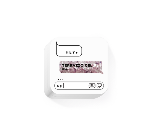 HEYLOVE. Terrazzo gel, #4, 5 g, гель для дизайну #1