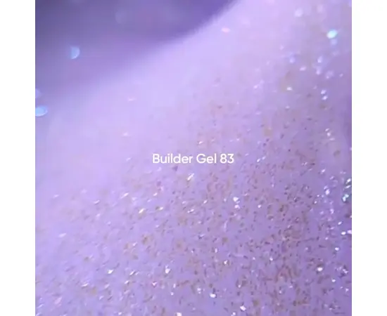 NOTD. Builder Gel, #83, 15 ml. Гель для нарощування, фіолетовий з шимером #2