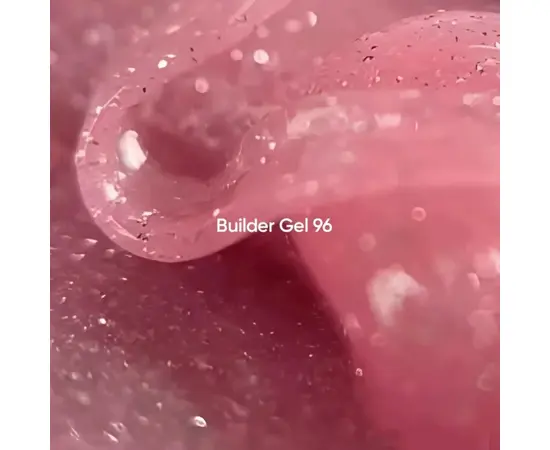 NOTD. Builder Gel, #96, 15 ml. Гель для нарощування, рожевий світловідбиваючий #2