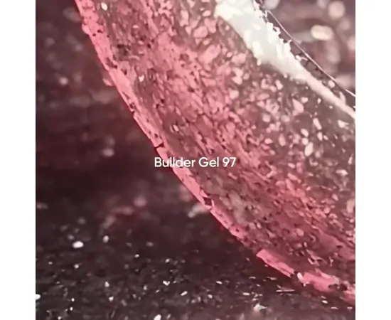 NOTD. Builder Gel, #97, 15 ml. Гель для нарощування, коричневий світловідбиваючий #2