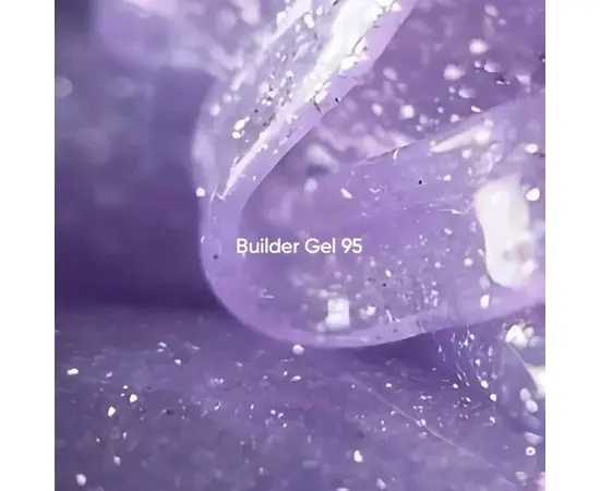 NOTD. Builder Gel, #95, 15 ml. Гель для нарощування, ліловий світловідбиваючий #2