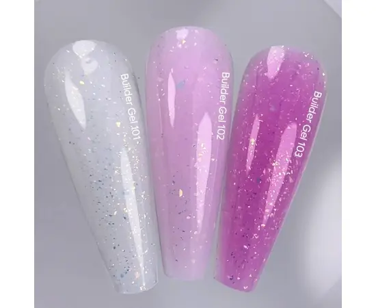 NOTD. Builder Gel, #103, 15 ml. Гель для нарощування з поталлю, рожевий #3