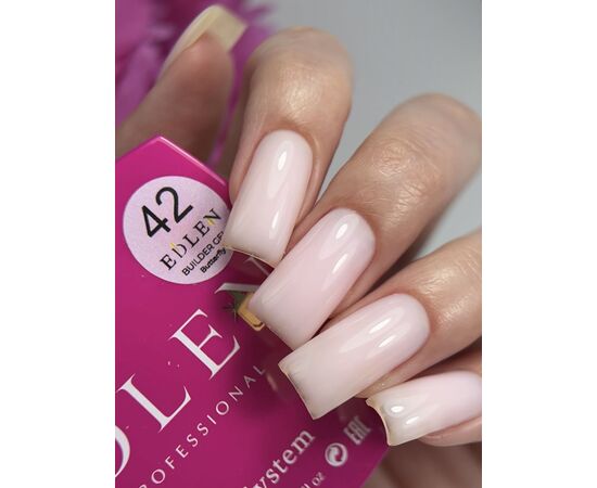 EDLEN. REFILE, Builder gel Butterfly №42, 30 ml. ЗМІННИЙ КАРТРИДЖ, гель для нарощування #2