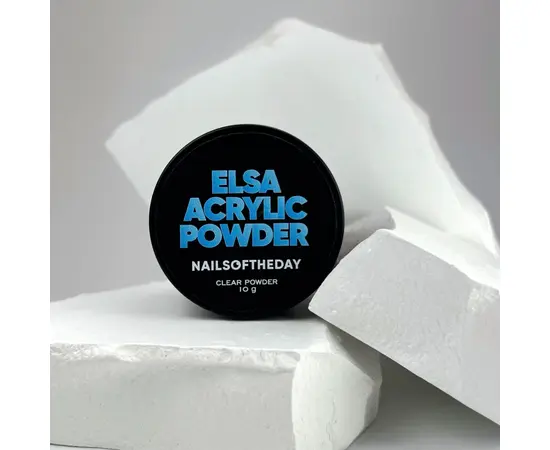 NOTD. ELSA, Acrylic powder, clear, 10 g. Акрилова пудра, прозора #1