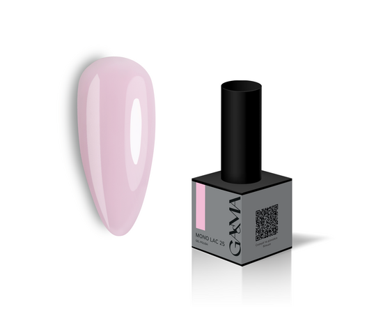 GA&MA. Single-phase Gel Polish, Mono Lac, #025, 6 ml. Однофазний гель лак, "Моно лак" #1