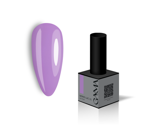 GA&MA. Single-phase Gel Polish, Mono Lac, #031, 6 ml. Однофазний гель лак, "Моно лак" #1