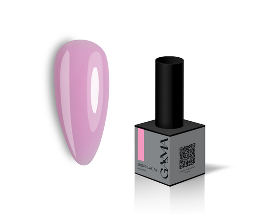 GA&MA. Single-phase Gel Polish, Mono Lac, #032, 6 ml. Однофазний гель лак, "Моно лак" #1