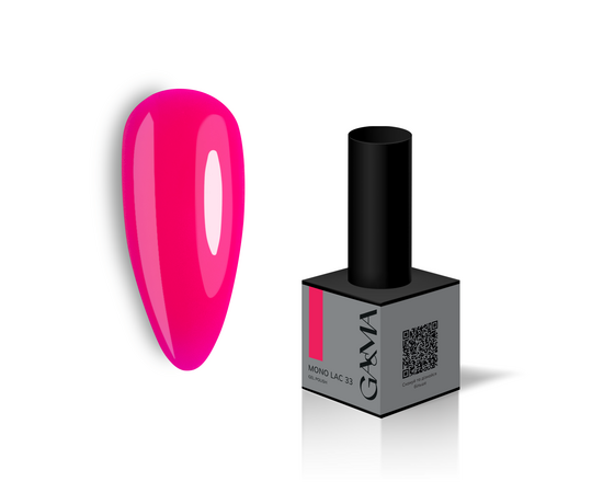 GA&MA. Single-phase Gel Polish, Mono Lac, #033, 6 ml. Однофазний гель лак, "Моно лак" #1