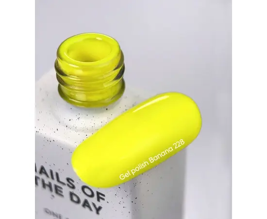 NOTD. Gel Polish, Вanana-228, 10 ml. Гель-лак, неоново-жовтий #2