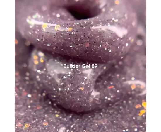 NOTD. Builder Gel, #89, 15 ml. Гель для нарощування, холодний лавандовий світловідбиваючий #2