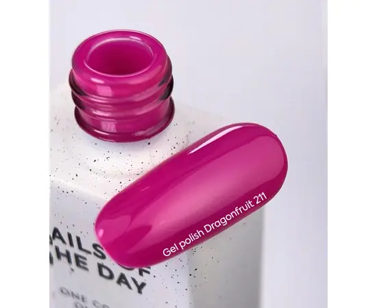 NOTD. Gel Polish, Dragonfruit-211, 10 ml. Гель-лак, пурпурно-рожевий #2