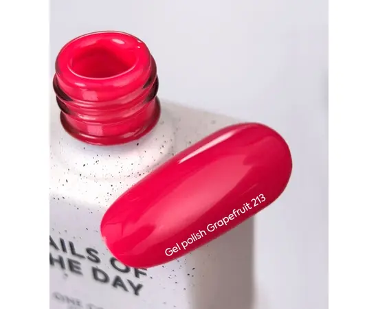 NOTD. Gel Polish, Grapefruit-213, 10 ml. Гель-лак, неоново-малиновий #2