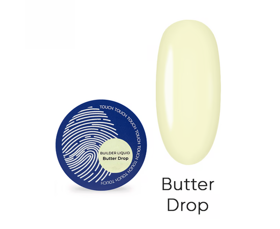 TOUCH. Liquid Builder Gel, Butter Drop, 15 ml, міцний рідкий гель для нарощування #1