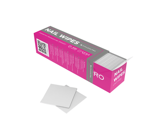 STALEKS. Lint-free napkins SMART, 400 pcs. Безворсові серветки для манікюру, 400 шт #1