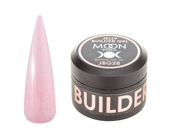 MOON FULL. Jelly builder gel, #28, 30 ml. Гель-желе для нарощування #1