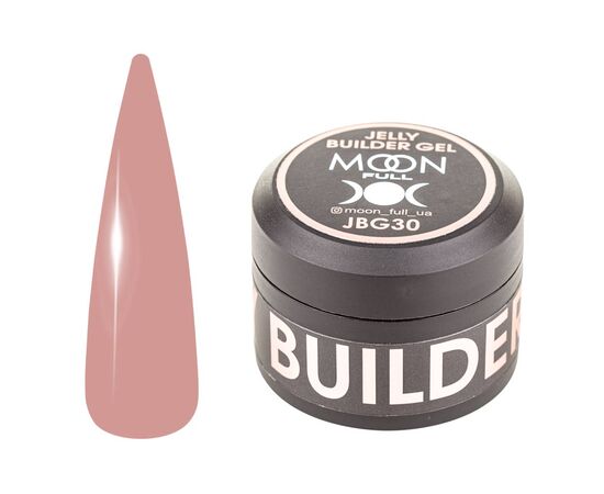 MOON FULL. Jelly builder gel, #30, 30 ml. Гель-желе для нарощування #1