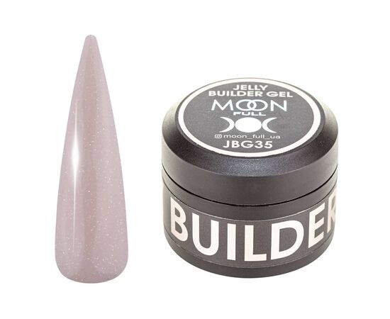 MOON FULL. Jelly builder gel, #35, 30 ml. Гель-желе для нарощування #1